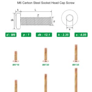 M6 x 12 MM Barrel Nuts,10pcs Cross Dowels Slotted Nuts Baby Bed Crib Screws Hardware Replacement Kit for Bunk Bed Beds Headboards Chairs Furniture (M6 x 12 mm-Barrel Nuts-20PCS)