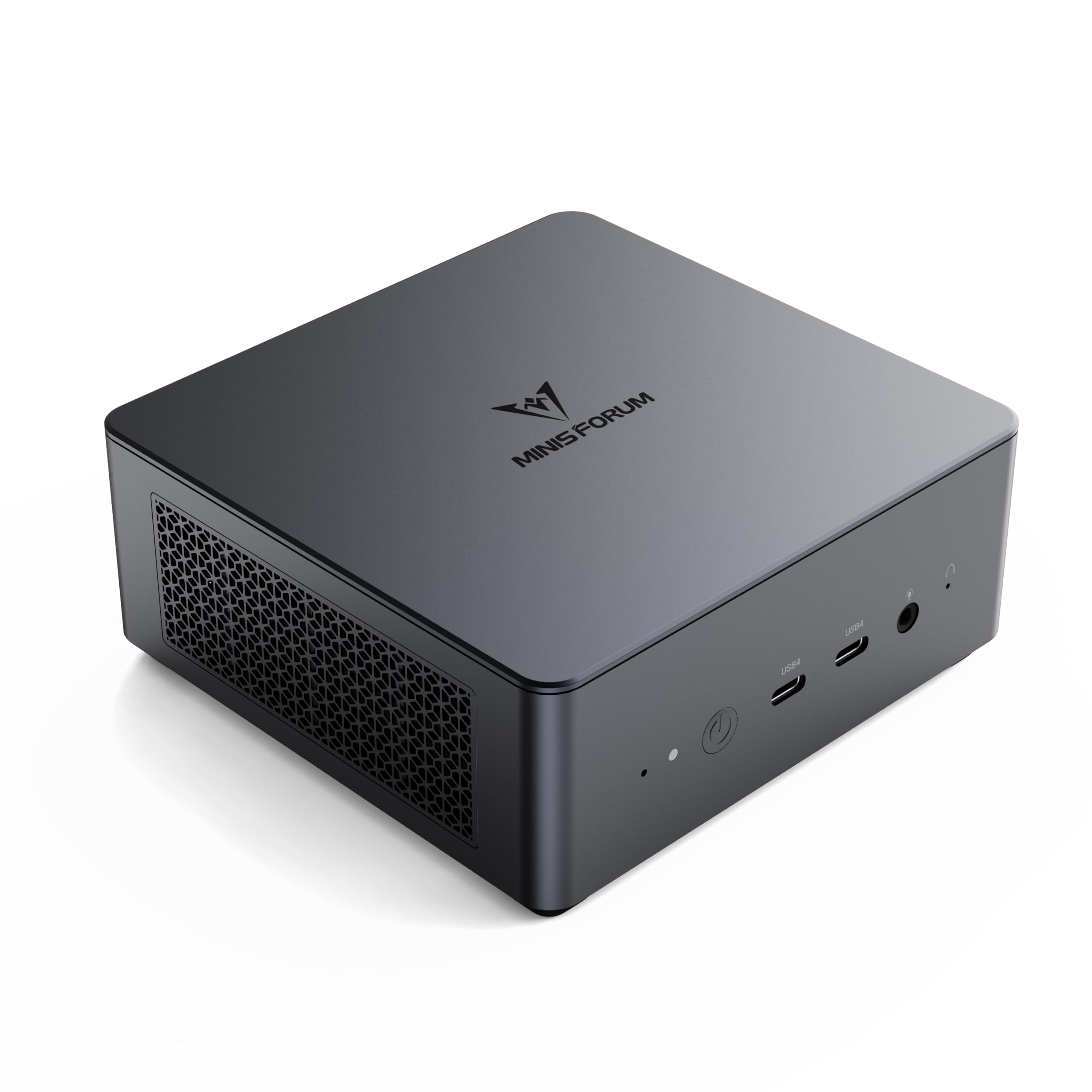 MINISFORUM DeskMini UM790 Pro Mini PC AMD Ryzen 9 7940HS Barebones Version Without RAM and SSD Personal Computer, AMD Radeon 780M Graphics, 2xHDMI(4K) 2xUSB4(DP|8K) Outputs