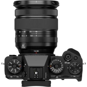 FUJIFILM X-T5 Mirrorless Camera with 16-80mm Lens (Black) Bundle with Advanced Accessories (8 Items) | USA Authorised with Fujifilm Warranty | Fuji xt5