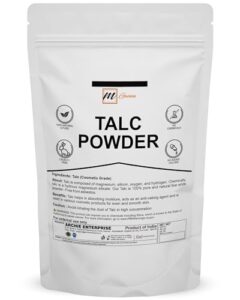 mganna 100% natural talc powder for facial make-up and cosmetic formulations 0.5 lbs / 227 gms