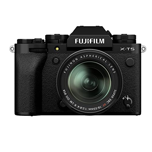 Fujifilm X-T5 Mirrorless Digital Camera with XF18-55mm Lens Bundle (Silver) with 64GB Memory Card, Gadget Bag, & More with USA Authorized Fujifilm Warranty | Fuji xt5