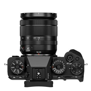 Fujifilm X-T5 Mirrorless Digital Camera with XF18-55mm Lens Bundle (Silver) with 64GB Memory Card, Gadget Bag, & More with USA Authorized Fujifilm Warranty | Fuji xt5