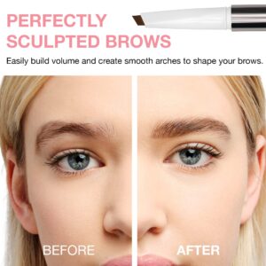 TatBrow PREMIER Edge Define Eyebrow Pencil– Eyebrow Makeup for Defining Brows, Long Lasting, Waterproof Eyebrow Pencil for Natural Looking Brows, Ash Black