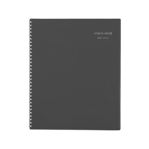 at-a-glance 2023-2024 planner, weekly & monthly academic appointment book, 8-1/2" x 11", large, dayminder, charcoal (ayc52045)(july 2023-june 2024)