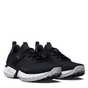 Under Armour Women's Project Rock 5 (Black/White, us_Footwear_Size_System, Adult, Women, Numeric, Medium, Numeric_6)