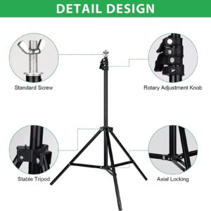 FOTOCREAT Backdrop Stand Kit 8.5x10ft,Adjustable Photo Video Studio Background Stand Backdrop Support System for Wedding Parties,Birthday, Portrait Photography with 4 Clamps and Carrying Bag