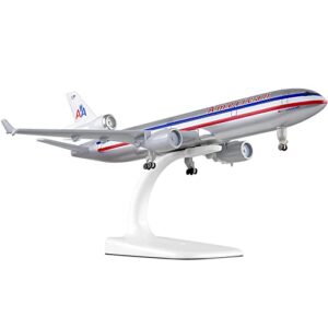 busyflies 1:300 scale md-11-american airplane models alloy diecast airplane model