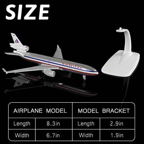 Busyflies 1:300 Scale MD-11-American Airplane Models Alloy Diecast Airplane Model