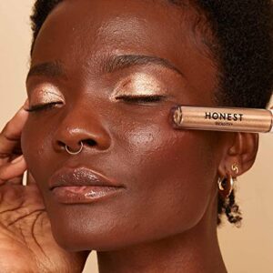 Honest Beauty Sparkle all the Way Eye Kit | Full Size Extreme Length Mascara + Eye Catcher Lid Tint, Pay Day | Cruelty Free