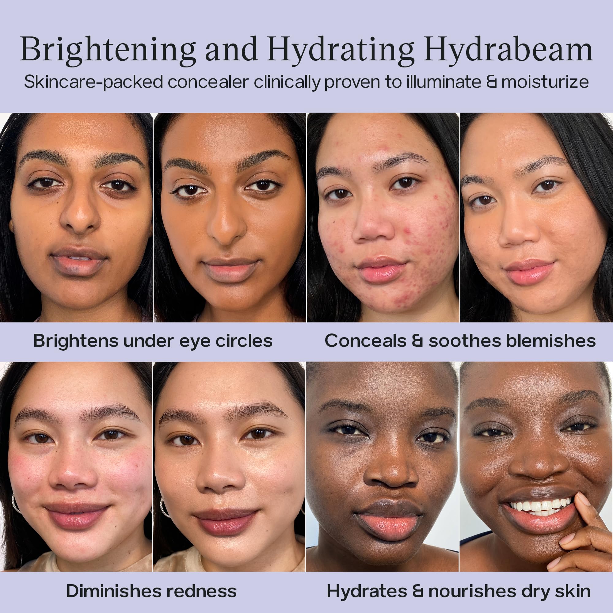 Saie Hydrabeam Under Eye Brightener - Sheer + Hydrating Eye Brightener with Cucumber Extract - Instantly Illuminates Skin for a Radiant Finish - Shade 2 (0.2 oz)