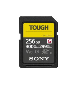 sony tough g series sdxc uhs-ii memory card 256gb