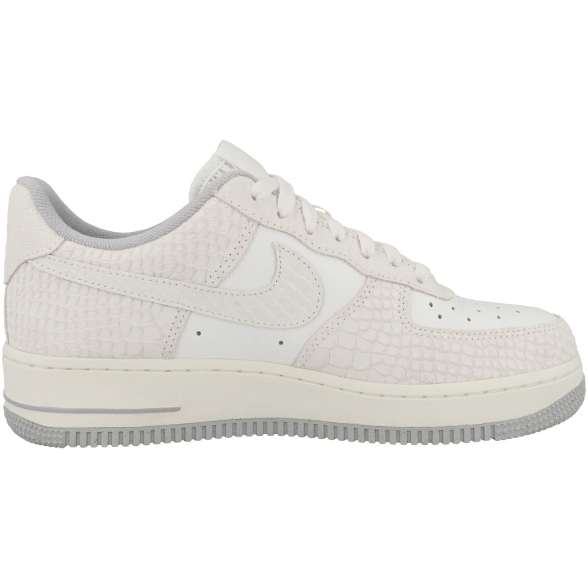 Nike Womens W Air Force 1 DX2678 100 "White Python - Size 6W