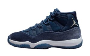 jordan womens air 11 velvet wmns ar0715 441 midnight navy - size 11.5w