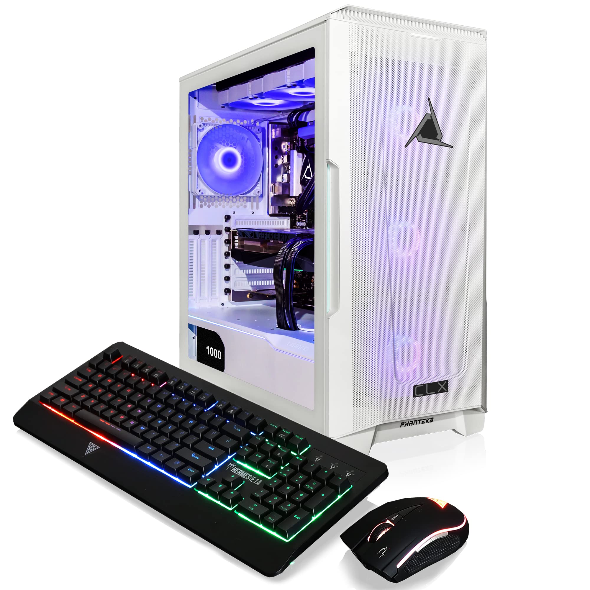 CLX Set VR-Ready Gaming PC - Intel Core i9 13900KF 3GHz, GeForce RTX 4080, 1TB NVMe M.2 SSD, 6TB HDD, 64GB DDR5 Memory, 360mm AIO, WiFi, Windows 11 Home, White