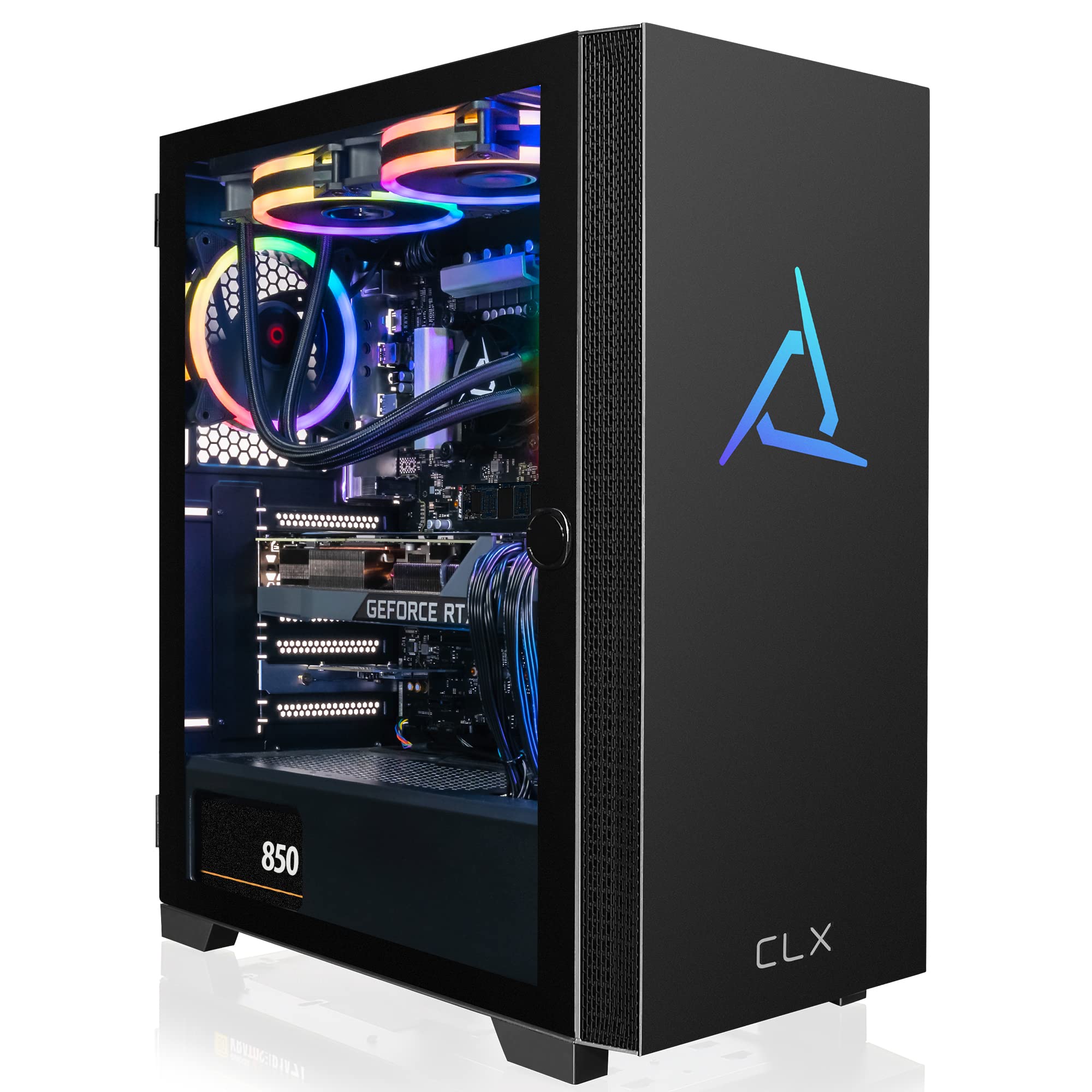 CLX Personal Computer Tower, Intel Core i7 13700KF 3.40GHz, 32GB DDR5, 1TB NVMe SSD, 4TB HDD, GeForce RTX 4080 16GB GDDR6X, 850 Watt Power Supply