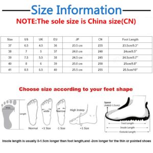 BLShaoJ Women Casual Daily Flat Heel Sneakers Shoes, Autumn and Winter Fashion Warm Round Toe Non-Slip Comfortable Breathable Sport Soft Insole Elastic Mesh Lofer Shoe Black