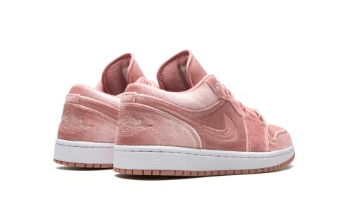 Jordan Womens WMNS Air Jordan 1 Low SE DQ8396 600 Pink Velvet - Size 6.5W