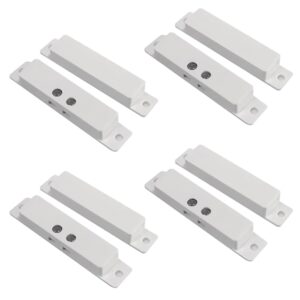 gagalor 4 sets nc wired door alarm magnetic contact sensor with double side tape