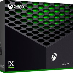 Microsoft Xbox Series X 1TB SSD Gaming Console - Additional Black Controller, 8X Cores Zen 2 CPU, 12 TFLOPS RDNA 2 GPU, 16GB DDR6 RAM, Up to 120 FPS, 8K HDR, 4K UHD^ Blu-Ray