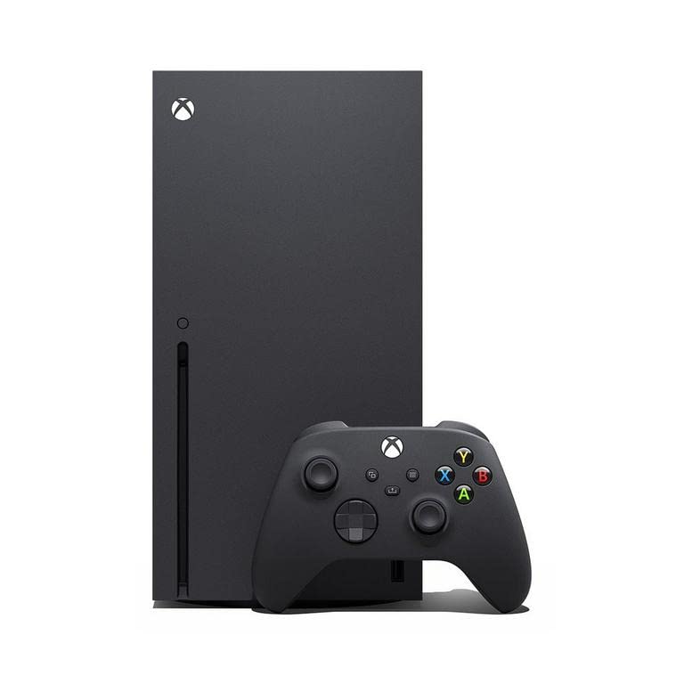 Microsoft Xbox Series X 1TB SSD Gaming Console - Additional Black Controller, 8X Cores Zen 2 CPU, 12 TFLOPS RDNA 2 GPU, 16GB DDR6 RAM, Up to 120 FPS, 8K HDR, 4K UHD^ Blu-Ray