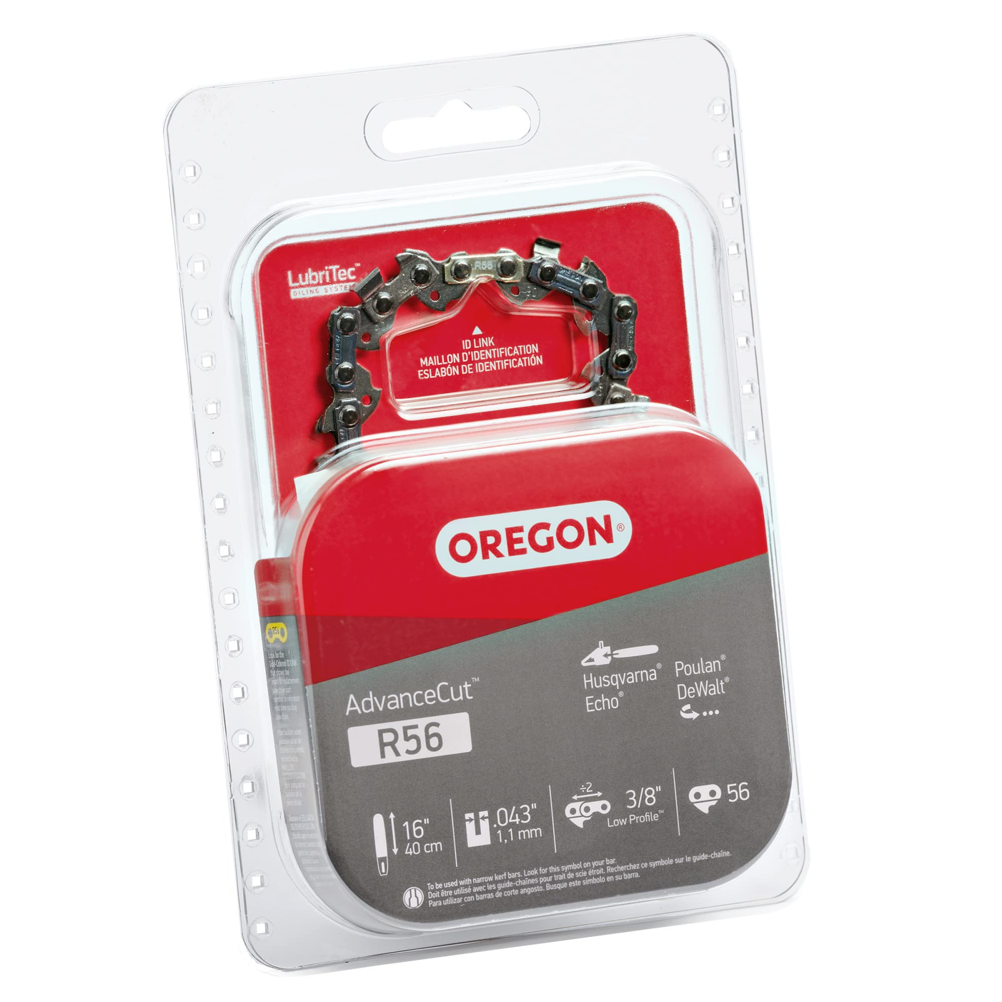 Oregon AdvanceCut Chainsaw Chain for 16-Inch Bar + Universal Chainsaw Field 7pc Sharpening Kit