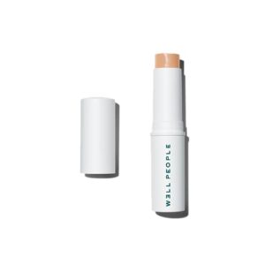 well people bio stick foundation, creamy, multi-use, hydrating foundation for glowing skin, creates a natural, satin finish, vegan & cruelty-free,2.5w