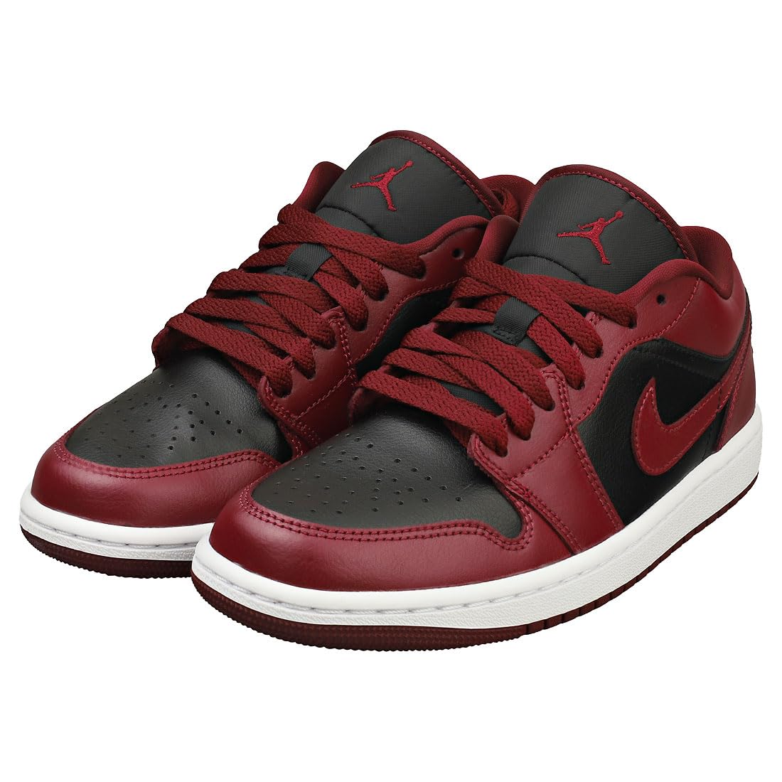 Jordan Womens Air Jordan 1 Low Cherrywood Black SZ 6