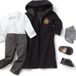 American Girl Harry Potter 18-inch Doll Hogwarts Uniform with Pants Outfit and Robe Featuring School Crest, For Ages 6+