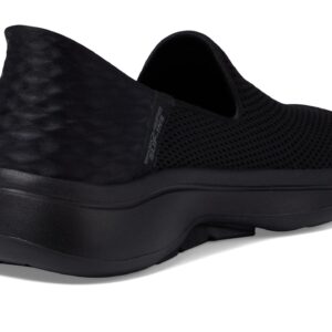 Skechers Go Walk Arch Fit Summer Views Hands Free Slip-Ins Black 9 B (M)