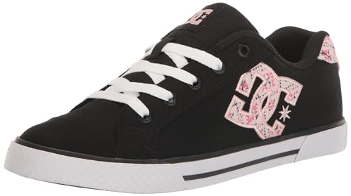 DC Women's Chelsea Low Top Casual Skate Shoe, Pink/Raspberry, 8.5