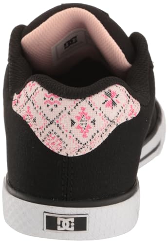 DC Women's Chelsea Low Top Casual Skate Shoe, Pink/Raspberry, 8.5