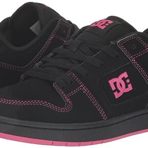 DC Women's Manteca 4 Low Skate Shoe, Battleship/Crazy Pink, 9.5