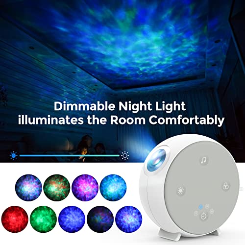 Brown/Pink/White Noise Sound Machine for Sleep- Breathing Nightlight, Auto-Off Timer & Portable Sleep Sound Machine with Travel-Friendly Design for Baby, Kids, Adults