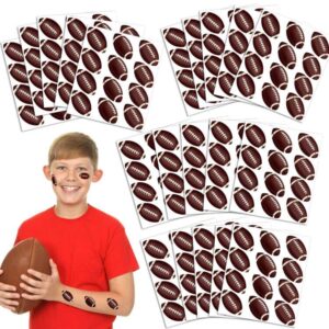 football temporary tattoos stickers,20 sheets 240 pieces football themed tattoos stickers party decoration supplies party favors for kids adults