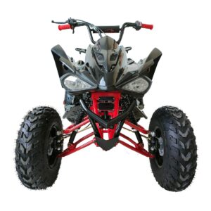 X-PRO Panther 200 Sports ATV with LED Headlights Automatic Transmission with Reverse, Big 23"/22" Tires! (Black, Factory Package)