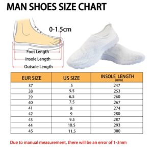 DISNIMO Boho Floral Women's Slip on Walking Tennis Shoes Size 8 Mesh Breathable Running Jogging Workout Sneakers Womens Lightweight Trainers Loafers Athletic Footwear Gym Sport Shoes