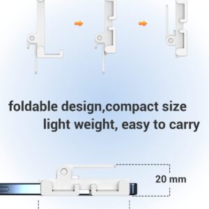 Fumuxry Continuity Camera Mount for MacBook Air, Pro Compatible with iPhone XR/XS/ 11/12/ 13/14 Series, iPhone Camera Mount for iOS 16 & macOS Ventura