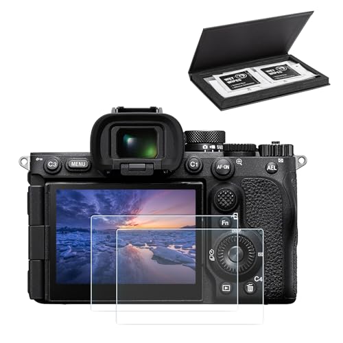 kinokoo Screen Protector for Sony A7R5/A7R V/A9 III Camera, 0.25mm 9H Hardness Sony A7R V/Alpha 7R V/A7RM5/A9M3/A9 III Tempered Glass Film - Anti-Fingerprint & Anti-Scratch (2 Pack)