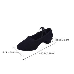 USHOBE Womens Shoes Toddler Slippers 1 Pair Ballet Shoes for Women Leather Ballet Dance Slippers Jazz Shoe On Yoga Shoes Performance Shoes for Women Girls Womens Shoes Girls Shoes Black