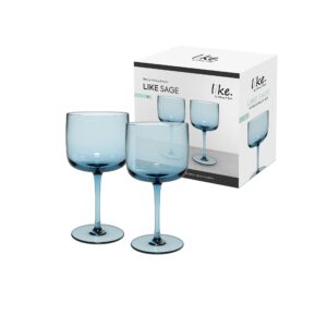 villeroy & boch like ice wine/water glass pair