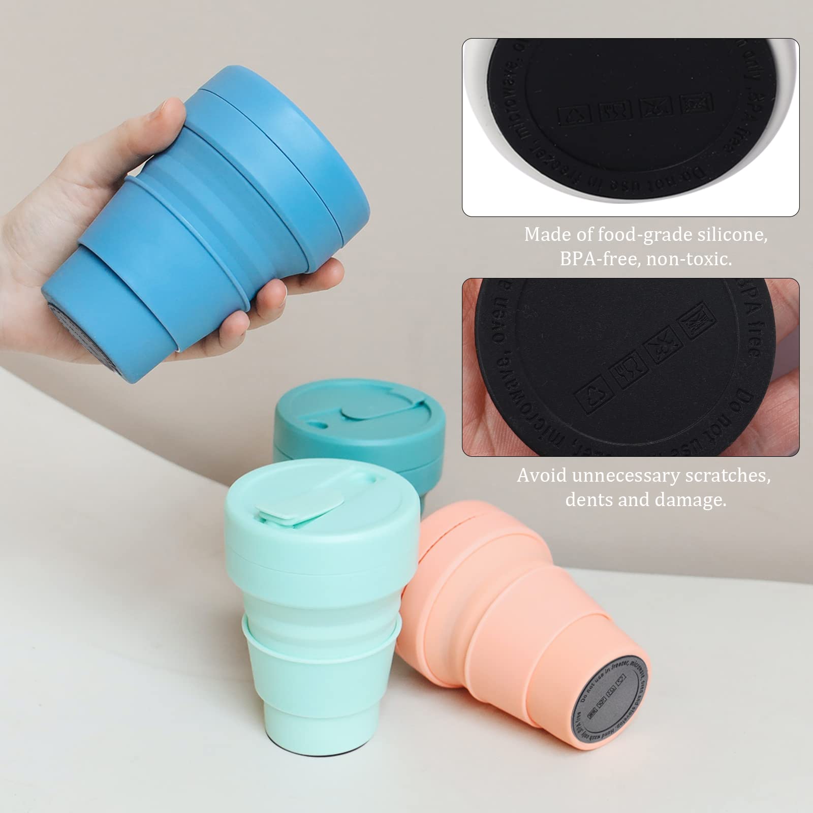 20 Pack Rubber Bottoms for Sublimation Tumblers, Protective Non Slip Silicone Bottoms Tumbler Bumpers, Silicone Coasters Tumbler Rubber Bottom for Skinny Tumblers Water Bottles 12oz/15oz/20oz/30oz