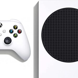 Microsoft Xbox Series S 512GB Game All-Digital Console, One Xbox Wireless Controller, 1440p Gaming Resolution, 4K Streaming Media Playback, 3D Sound, WiFi, White