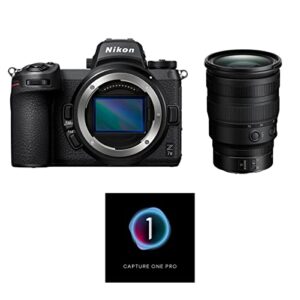 nikon z 7ii mirrorless camera with nikkor z 24-70mm f/2.8 s lens, bundle with capture one pro photo editing software (product activation card)