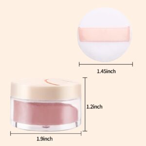 Boobeen Matte Blush Powder Makeup Loose Powder Face Blushes Single Color Blush Rouge Powder Natural Pink Blush for cheeks, Easily Blends, Smoothly with Satin Matte Look