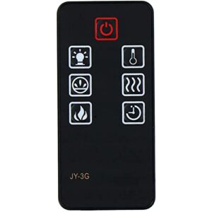 Replacement for Electric Fireplace Heater Remote Control JY-3G SF310-36A ZHS-432 ZHS-425