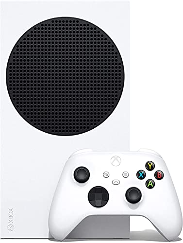 Microsoft Xbox Series S 512GB Game All-Digital Console, One Xbox Wireless Controller, 1440p Gaming Resolution, 4K. Streaming Media Playback, 3D Sound, WiFi, White