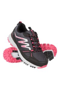 mountain warehouse lakeside womens waterproof trail running shoes jet black womens shoe size 9 us