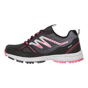 Mountain Warehouse Lakeside Womens Waterproof Trail Running Shoes Jet Black Womens Shoe Size 9 US