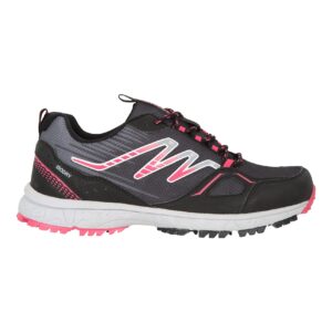 Mountain Warehouse Lakeside Womens Waterproof Trail Running Shoes Jet Black Womens Shoe Size 9 US