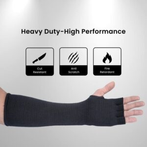 Stealth-Fit Made with Kevlar Sleeves - Cut Resistant Sleeves - Arm Guards - Protective Arm Sleeves